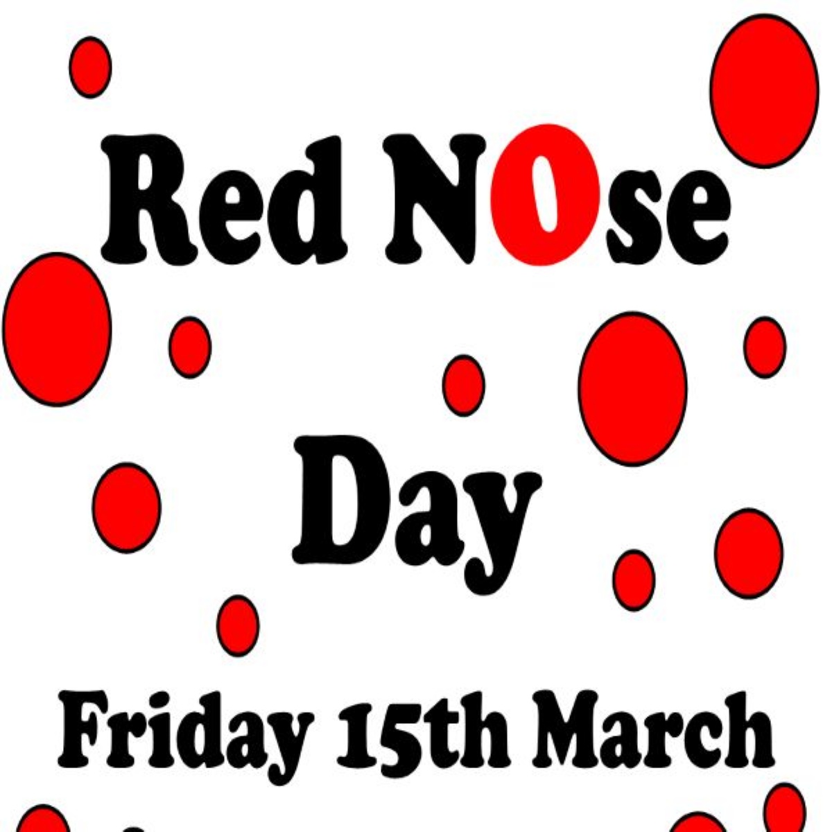 Upton Junior School Red Nose Day Friday 15th March